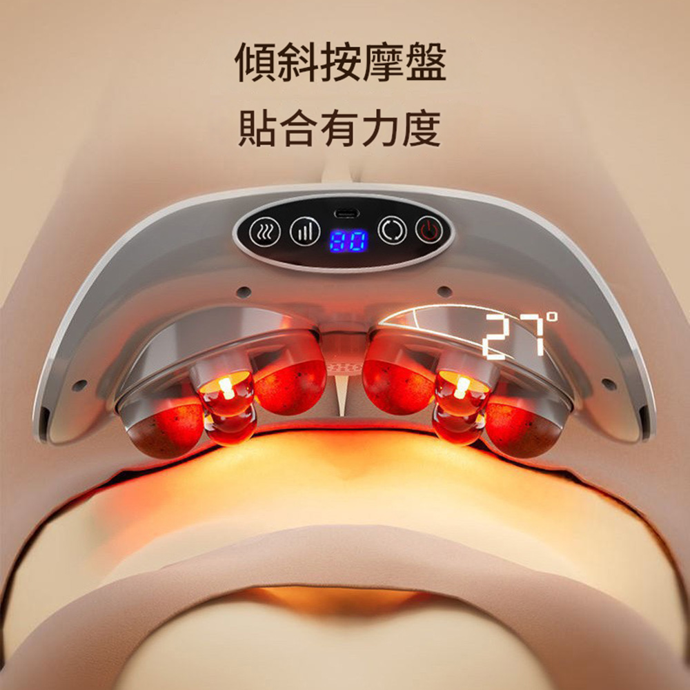 傾斜按摩盤貼合有力度